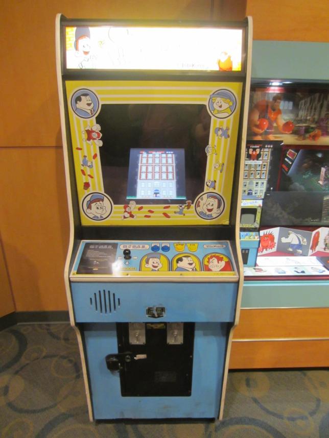 Fix it Felix arcade game. I don't believe you can actually play it.